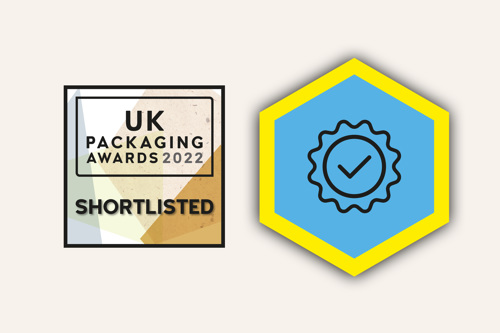 UK Packaging Awards Badge - Shortlisted
